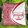 Marquesas Islands Flag Polynesian Premium Quilt  Circle Style  08 J2  Quilt
